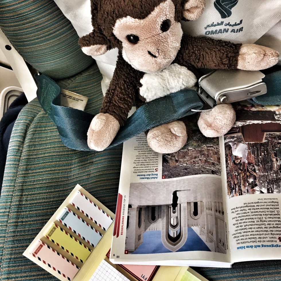 Guru, Monkey, Oman Air