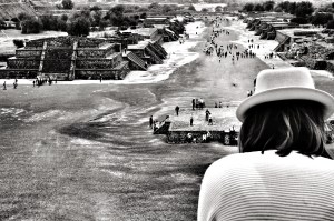 Mexico City, Teotichuacan, Pyramide of the Sun, Pyramide of the Moon