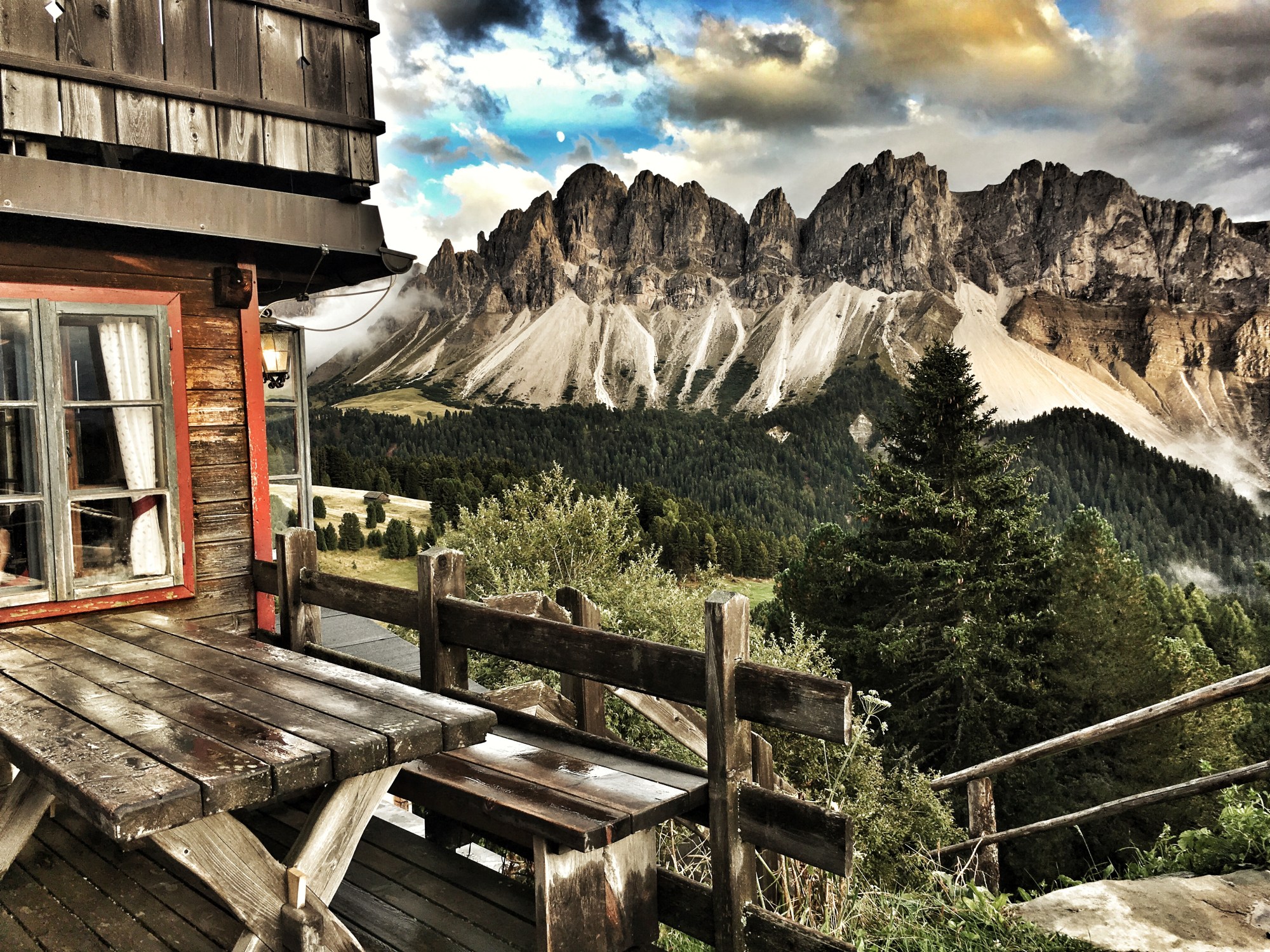 Schatzerhütte, Dolomiten, Südtirol, Italien
